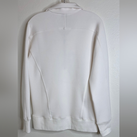 Spanx AirEssentials Half-Zip Pullover | XS (Fits Oversized) | Cloud White - Picture 5 of 8